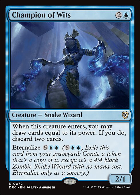 Champion of Wits - Aetherdrift Commander - 72