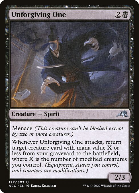 Unforgiving One - Kamigawa: Neon Dynasty - 127