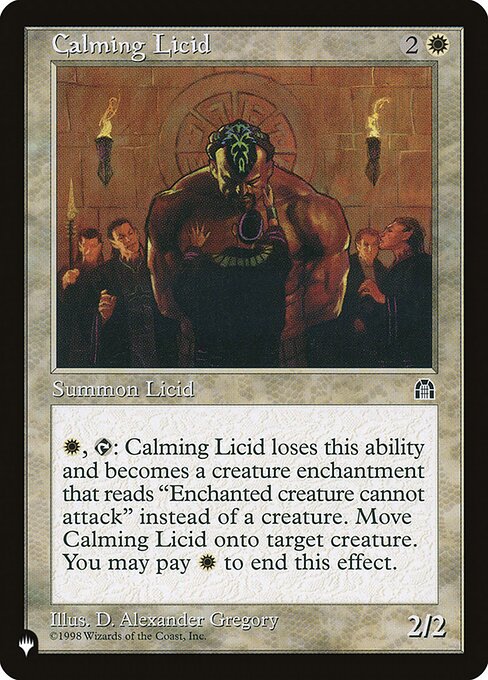 Calming Licid - The List - STH-2