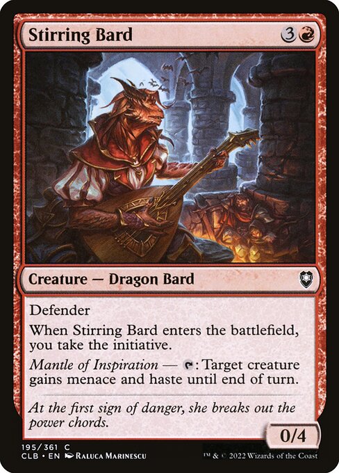 Stirring Bard - Commander Legends: Battle for Baldur's Gate - 195