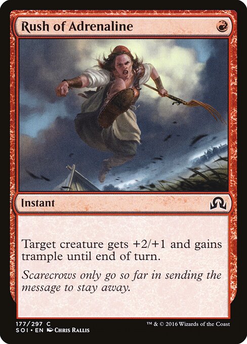 Rush of Adrenaline - Shadows over Innistrad - 177