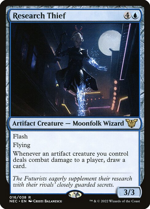 Research Thief - Neon Dynasty Commander - 16