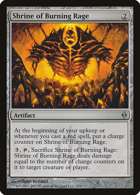 Shrine of Burning Rage - New Phyrexia - 153