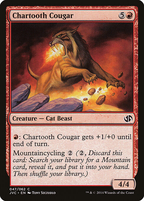 Chartooth Cougar - Duel Decks Anthology: Jace vs. Chandra - 47