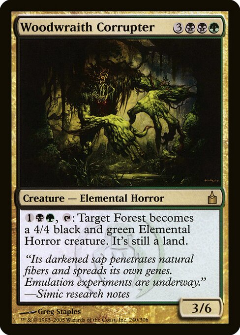 Woodwraith Corrupter - Ravnica: City of Guilds - 240