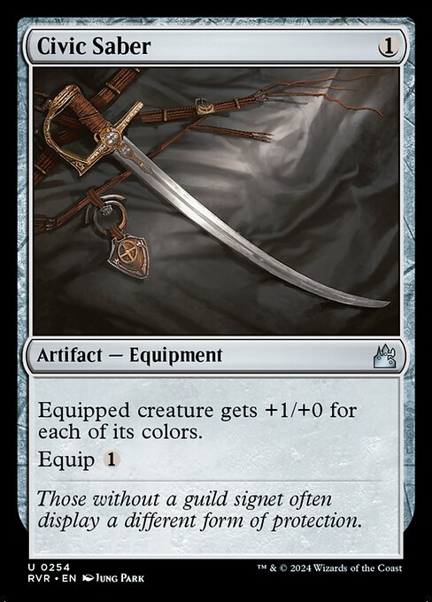 Civic Saber - Ravnica Remastered - 254