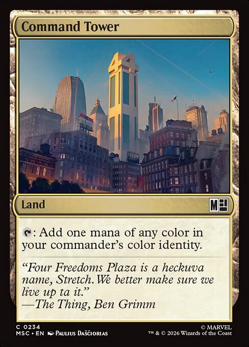 Command Tower - Marvel Super Heroes Commander - 234