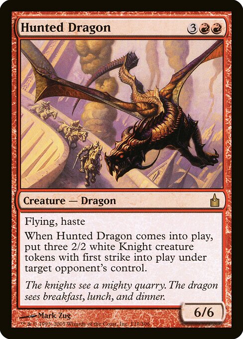 Hunted Dragon - Ravnica: City of Guilds - 131