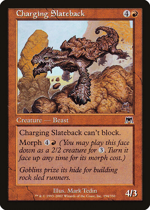 Charging Slateback - Onslaught - 194