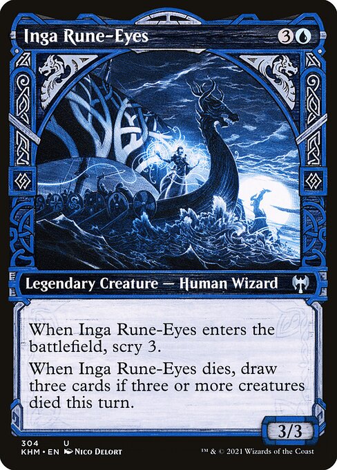 Inga Rune-Eyes - Kaldheim - 304