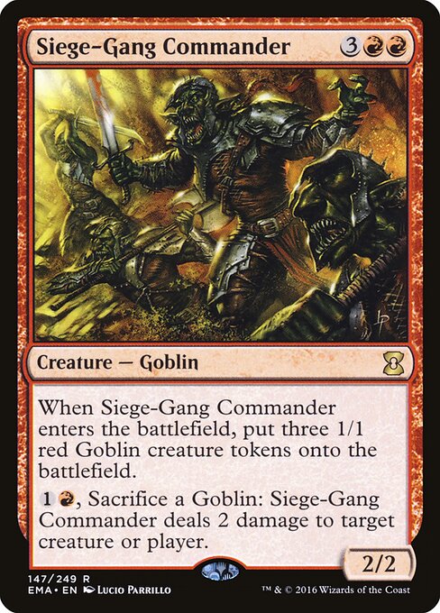 Siege-Gang Commander - Eternal Masters - 147