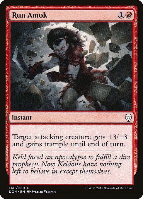 Run Amok - Dominaria - 140
