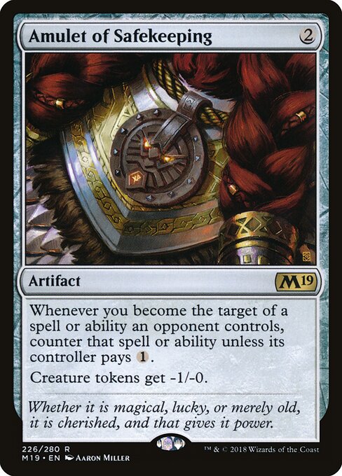 Amulet of Safekeeping - Core Set 2019 - 226