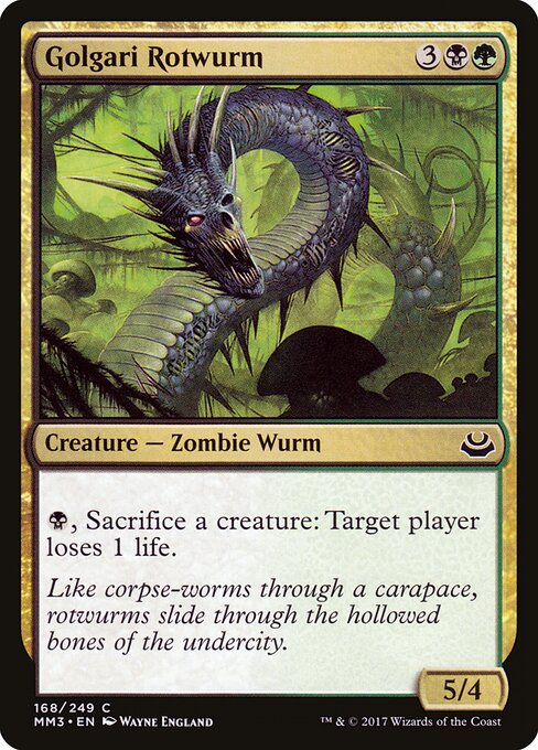 Golgari Rotwurm - Modern Masters 2017 - 168