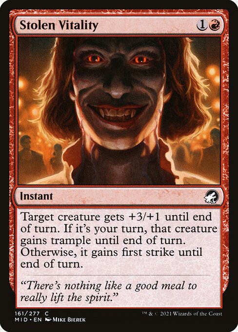 Stolen Vitality - Innistrad: Midnight Hunt - 161
