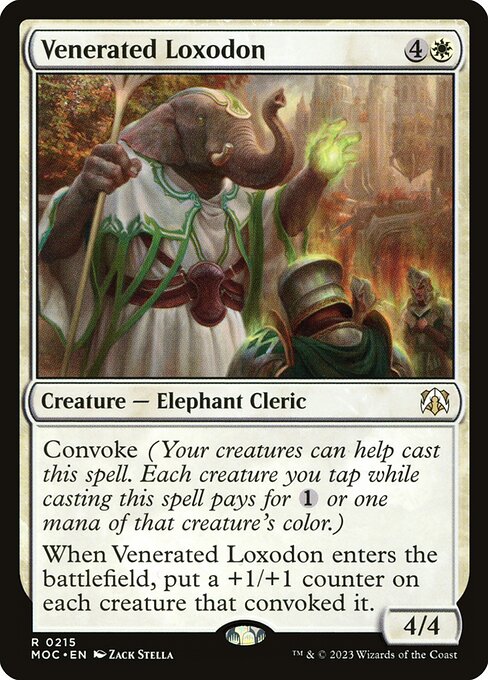 Venerated Loxodon - March of the Machine Commander - 215