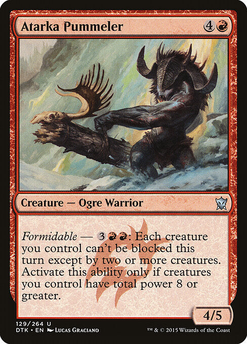 Atarka Pummeler - Dragons of Tarkir - 129