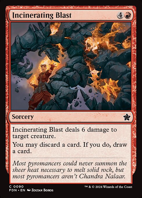 Incinerating Blast - Foundations - 90