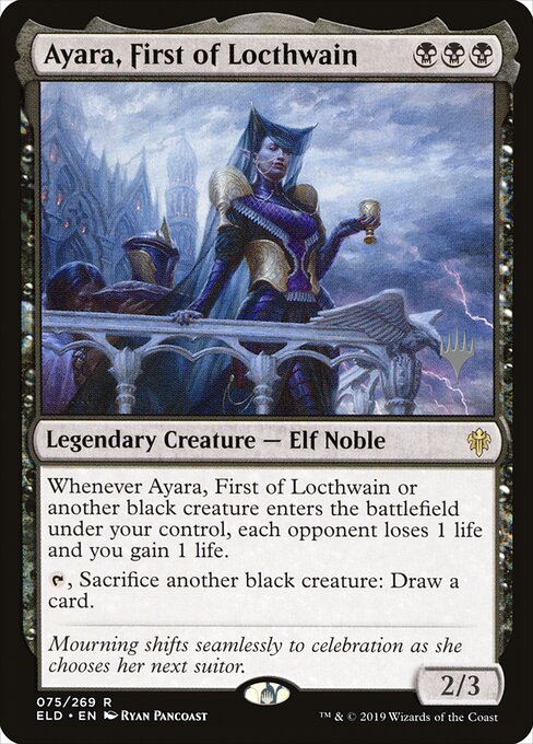 Ayara, First of Locthwain - Throne of Eldraine Promos - 75p