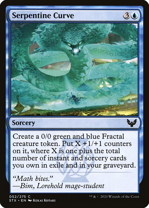 Serpentine Curve - Strixhaven: School of Mages - 52