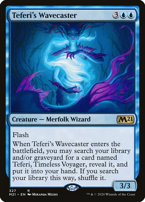 Teferi's Wavecaster - Core Set 2021 - 327