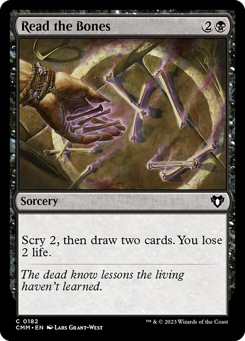 Read the Bones - Commander Masters - 182