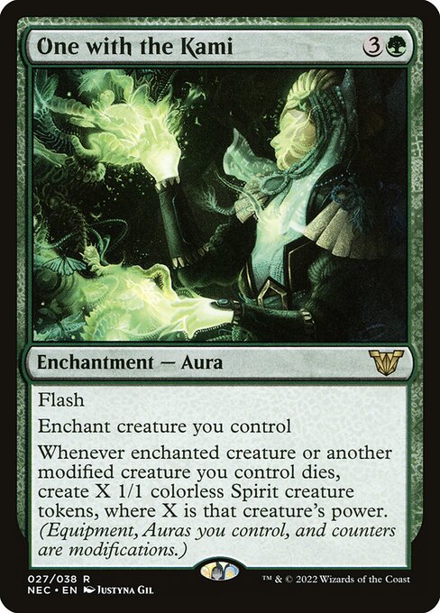 One with the Kami - Neon Dynasty Commander - 27