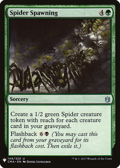 Spider Spawning - The List - CMA-149