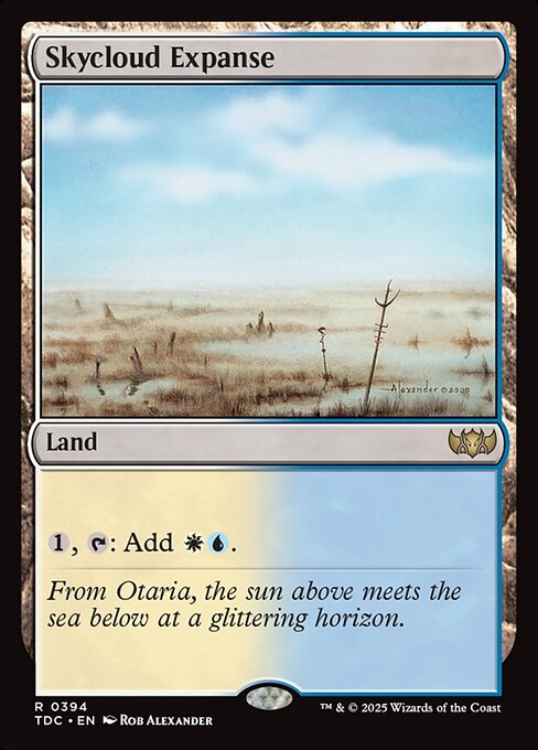 Skycloud Expanse - Tarkir: Dragonstorm Commander - 394