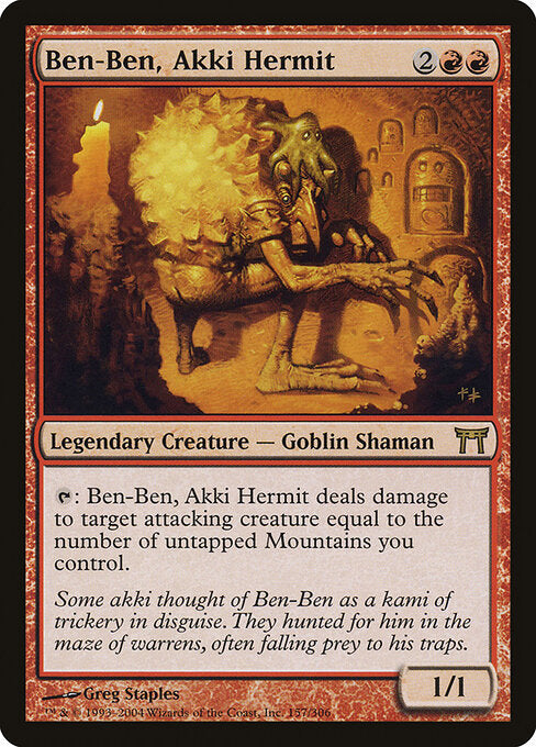 Ben-Ben, Akki Hermit - Champions of Kamigawa - 157