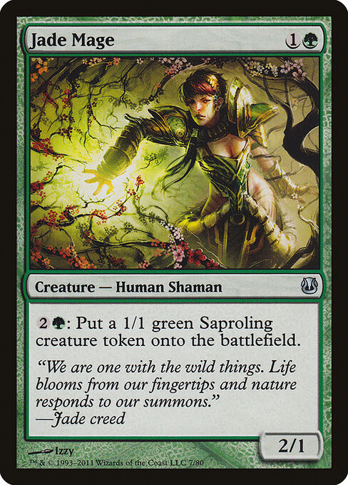 Jade Mage - Duel Decks: Ajani vs. Nicol Bolas - 7