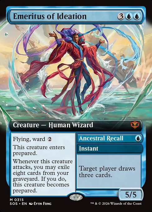 Emeritus of Ideation // Ancestral Recall - Secrets of Strixhaven - 315