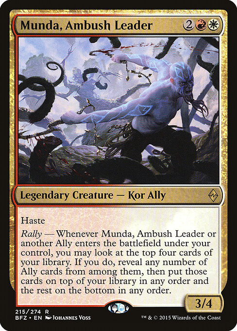 Munda, Ambush Leader - Battle for Zendikar - 215
