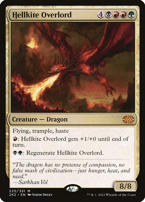 Hellkite Overlord - Double Masters 2022 - 225