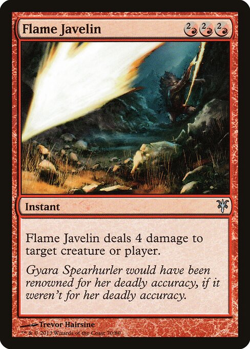 Flame Javelin - Duel Decks: Sorin vs. Tibalt - 70