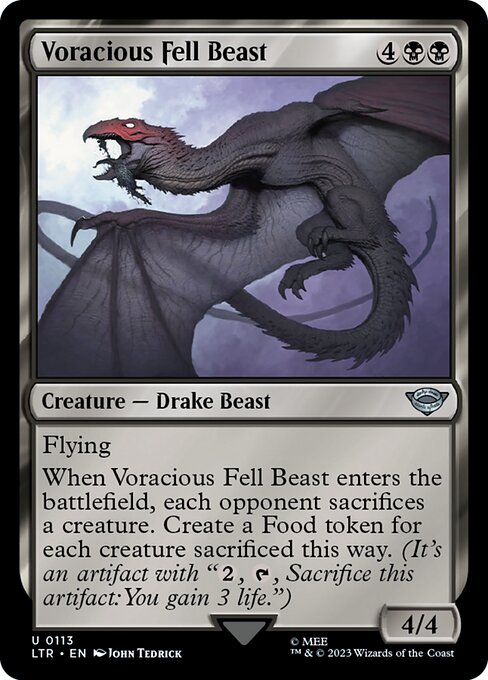 Voracious Fell Beast - The Lord of the Rings: Tales of Middle-earth - 113
