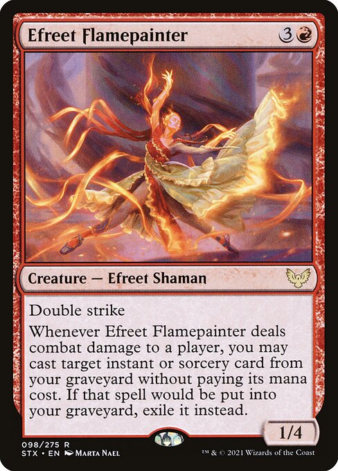 Efreet Flamepainter - Strixhaven: School of Mages - 98