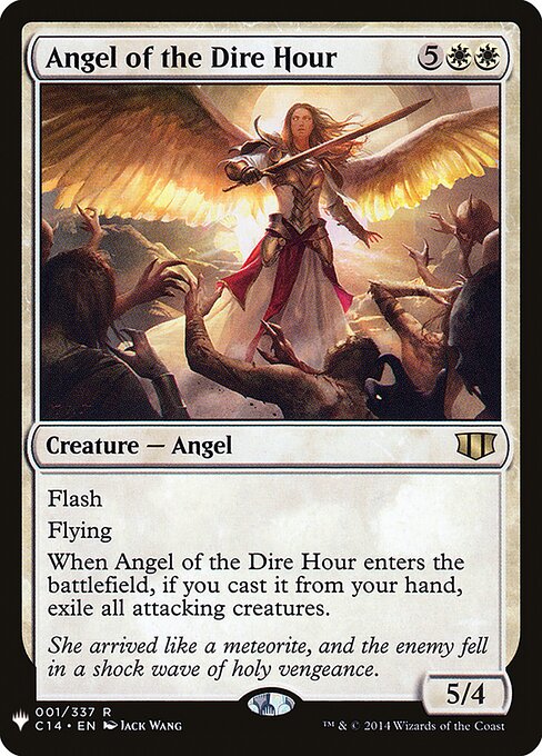 Angel of the Dire Hour - The List - C14-1
