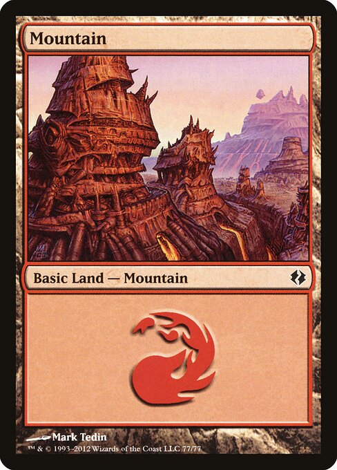 Mountain - Duel Decks: Venser vs. Koth - 77