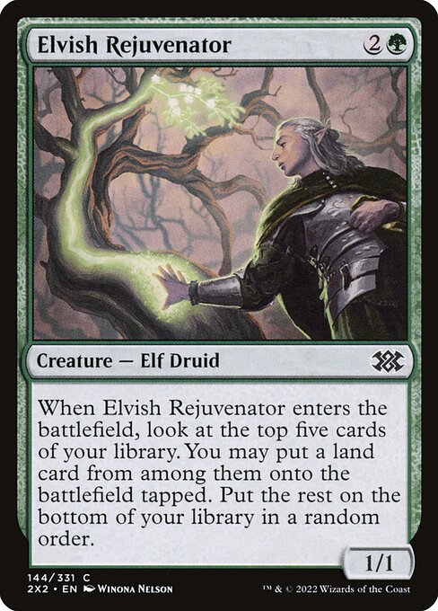 Elvish Rejuvenator - Double Masters 2022 - 144