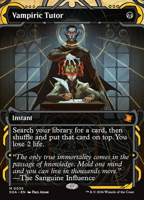 Vampiric Tutor - Secrets of Strixhaven Mystical Archive - 35