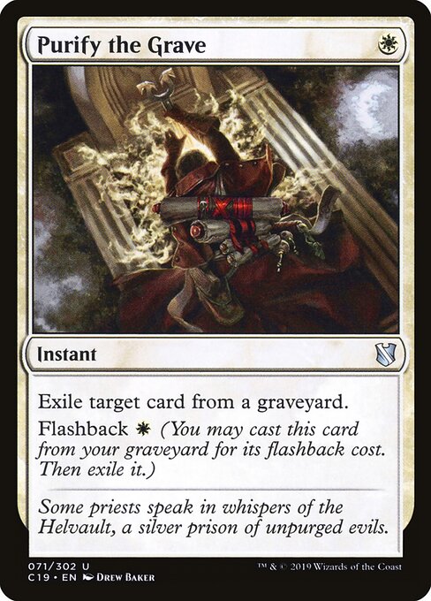 Purify the Grave - Commander 2019 - 71