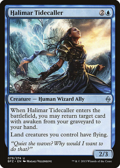 Halimar Tidecaller - Battle for Zendikar - 79