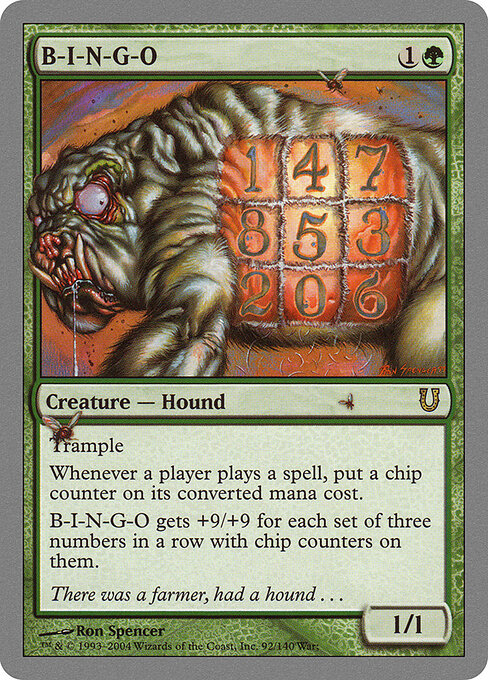 B-I-N-G-O - Unhinged - 92