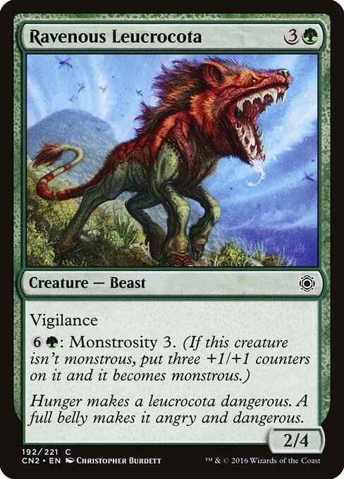 Ravenous Leucrocota - Conspiracy: Take the Crown - 192