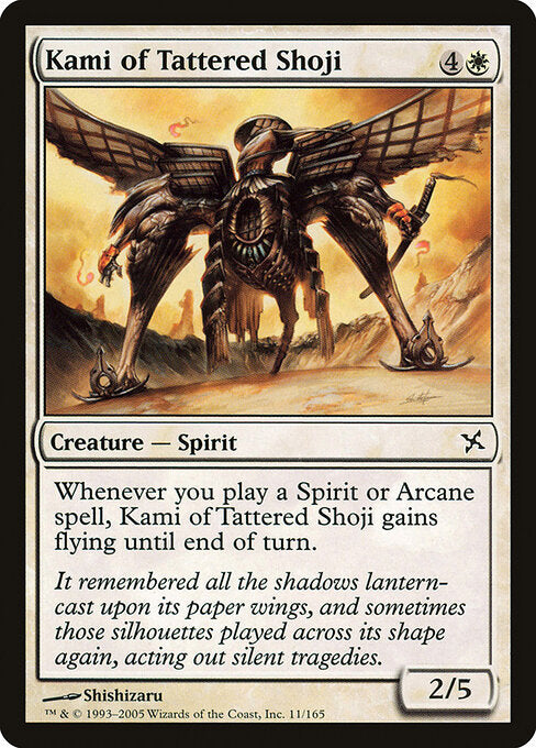 Kami of Tattered Shoji - Betrayers of Kamigawa - 11