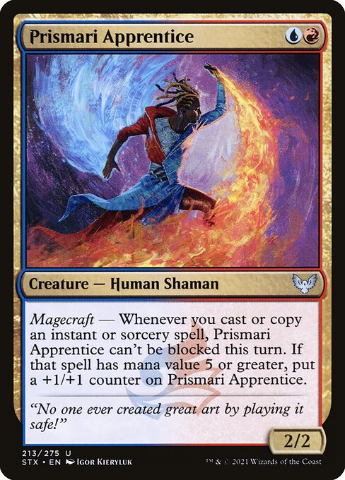 Prismari Apprentice - Strixhaven: School of Mages - 213
