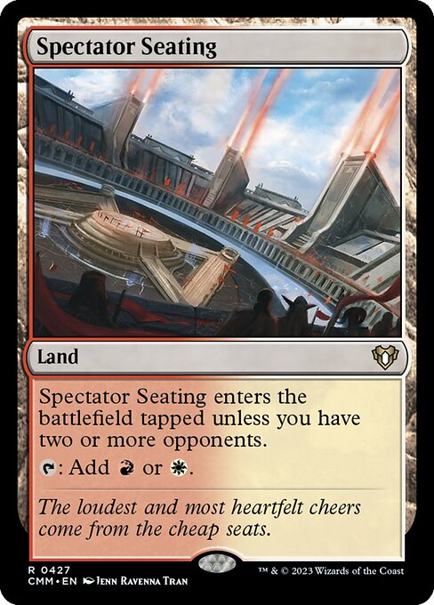 Spectator Seating - Commander Masters - 427