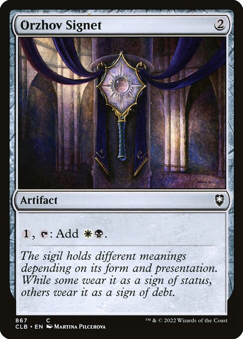 Orzhov Signet - Commander Legends: Battle for Baldur's Gate - 867