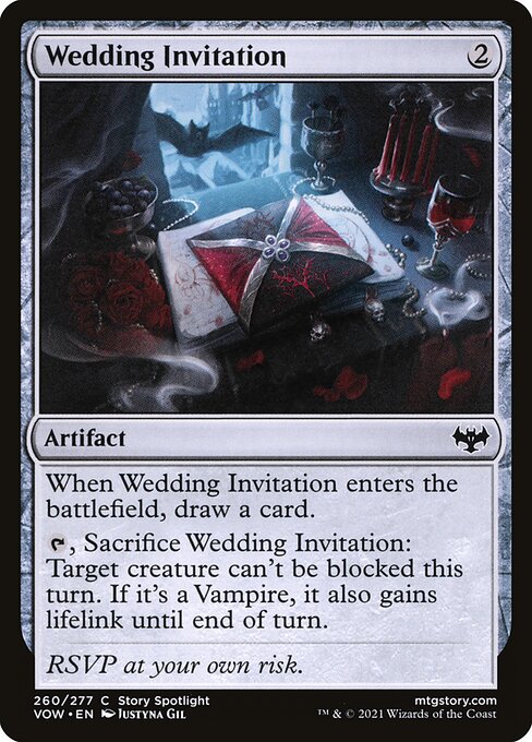 Wedding Invitation - Innistrad: Crimson Vow - 260